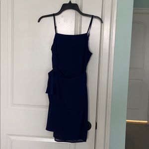 blue short dress